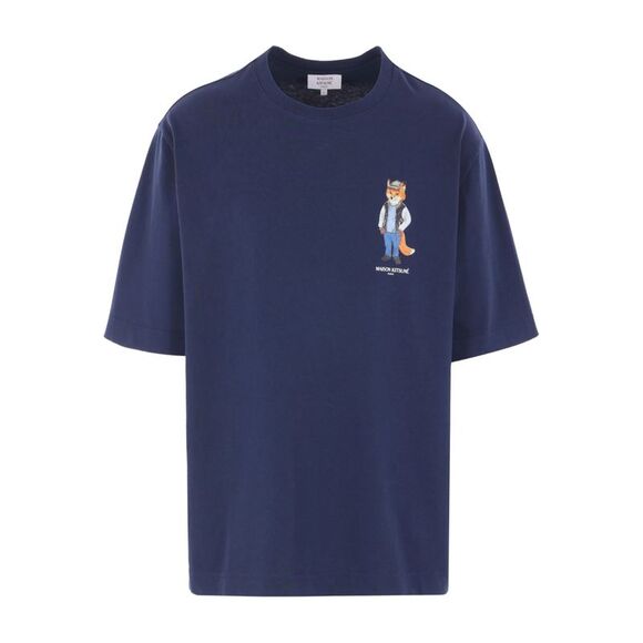 Maison Kitsune' Men Dressed Fox Oversized T-Shirt